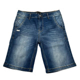 Daniele Alessandrini Bermuda In Denim Tinta Unita con 5 Tasche per Bambino 1236SD00026 BLU DANIELE ALESSANDRINI 