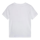 Diesel T-Shirt Girocollo Tinta Unita con Logo per Bambino J02233 BIANCO DIESEL 