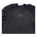 FUN & FUN shirt girocollo tinta unita con logo Nero per Bambina FJTS00460 NERO FUN & FUN 