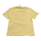Elisabetta Franchi T-Shirt Girocollo Tinta Unita con Stampa Traforata per Bambina EGTS096 GIALLO ELISABETTA FRANCHI 