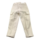 MICHAEL COAL pantalone tinta unita con tasconi a costine Panna per Bambino 3588F24 PANNA MICHAEL COAL 
