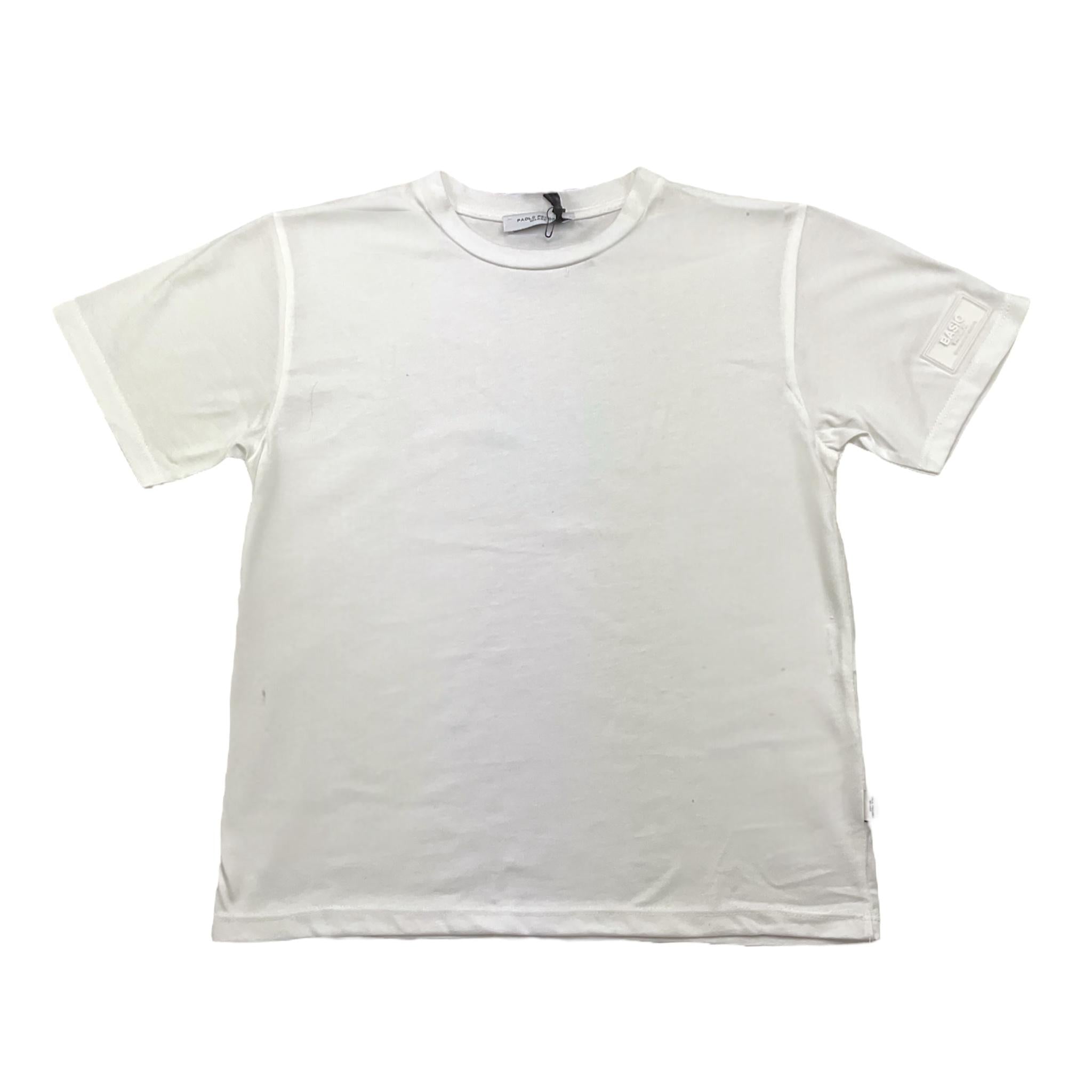 PAOLO PECORA t-shirt tinta unita girocollo Bianco per Neonato PP3822N BIANCO PAOLO PECORA 