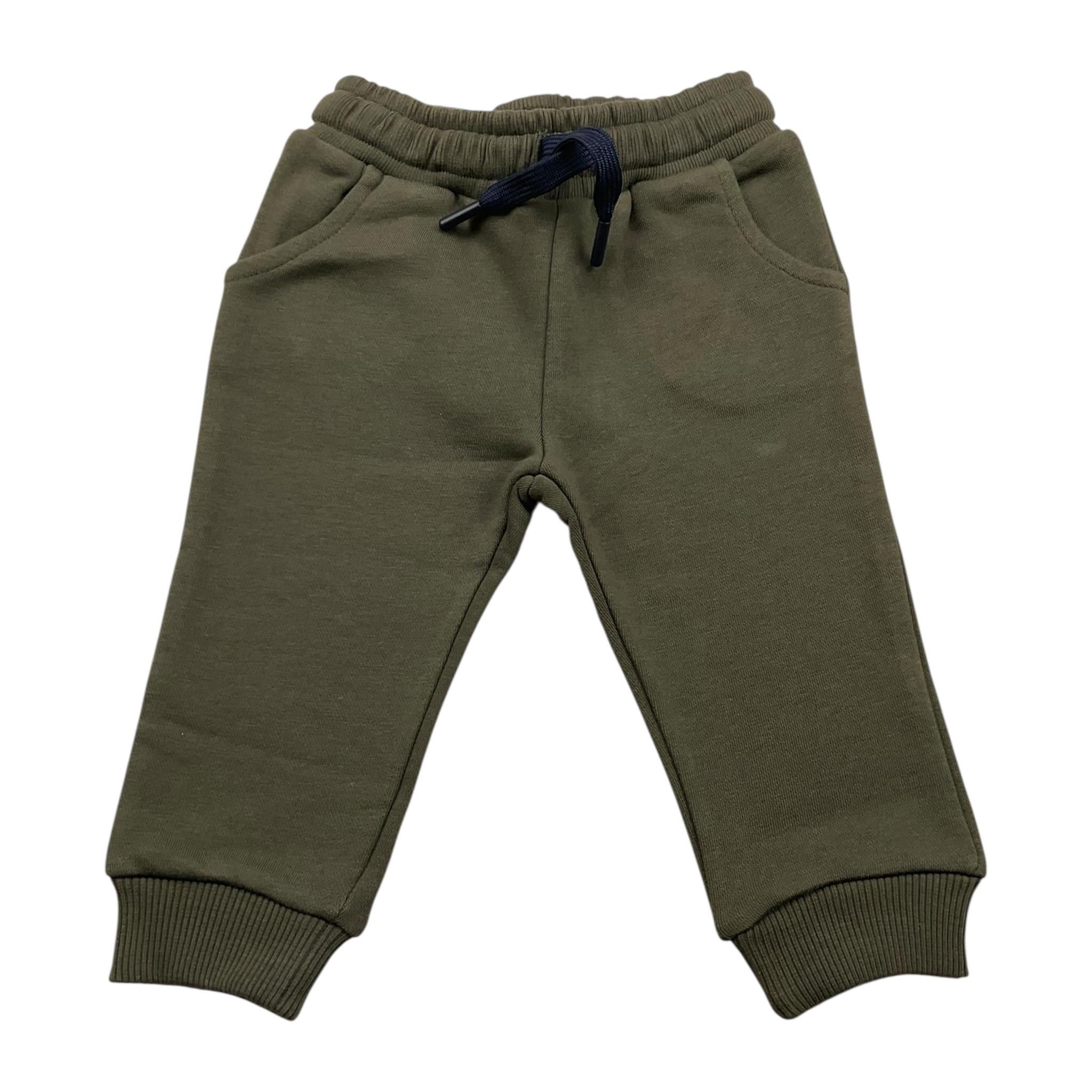 CESARE PACIOTTI pantalone tuta tinta unita Verde per Neonato PFP5352B VERDE CESARE PACIOTTI 