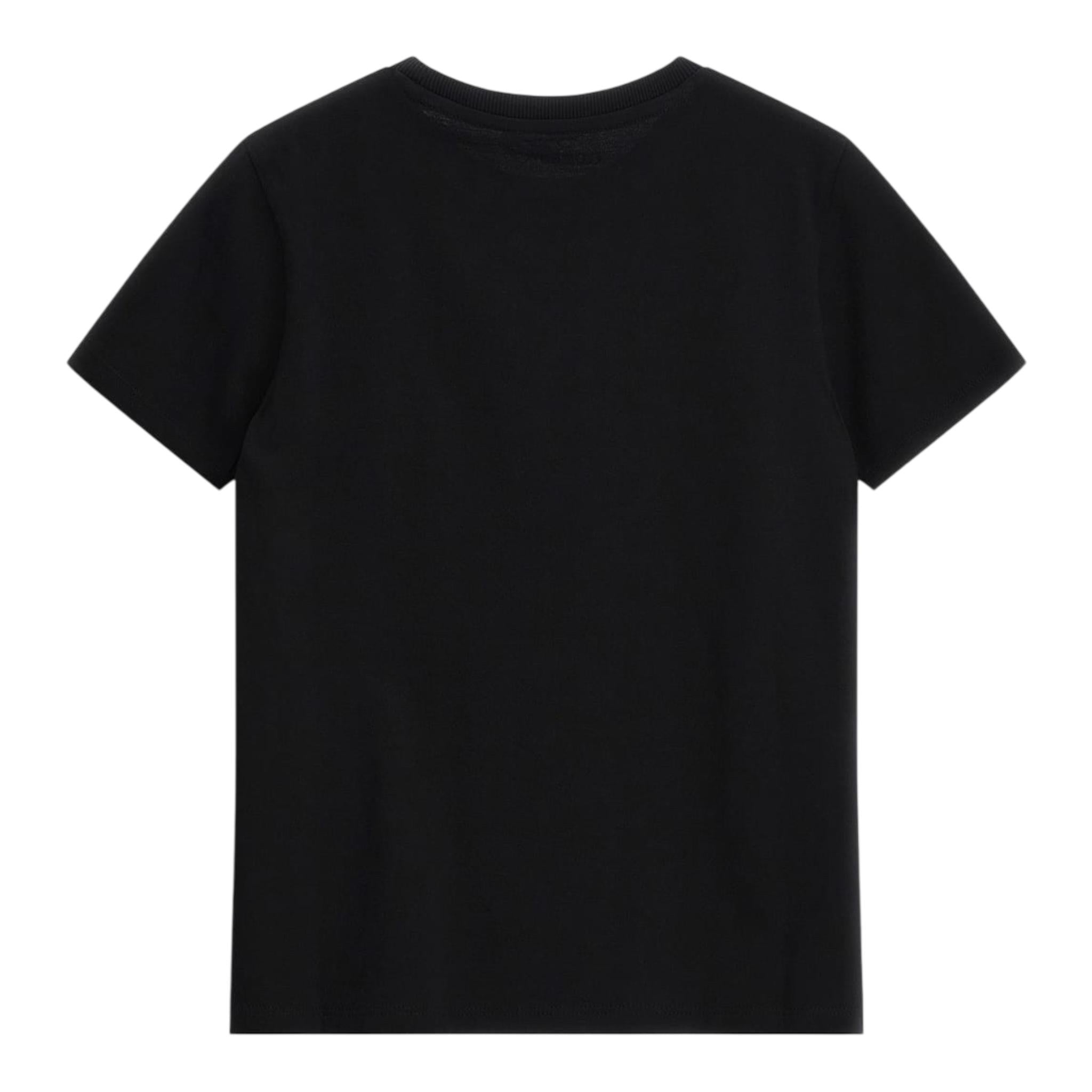 Guess T-Shirt Tinta Unita con Logo per Bambino L73I55K8HM0X NERO GUESS 