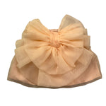 Miss Grant Gonna Tinta Unita con Fiocco per Neonata MG1286 PESCA MISS GRANT 