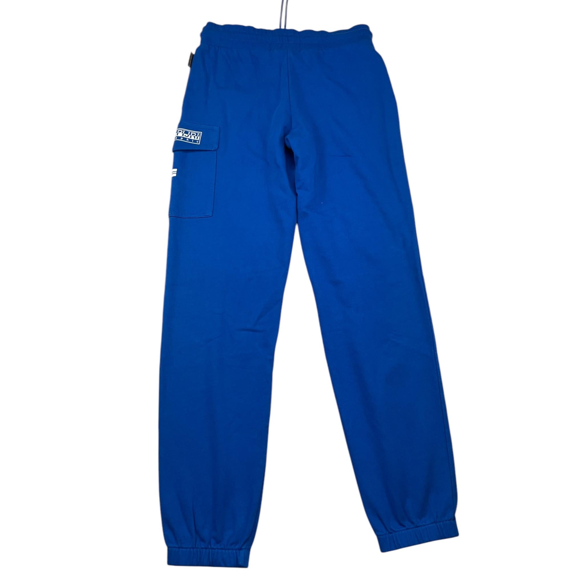 NAPAPIJRI pantalone tuta tinta unita con stampa in contrasto Blu per Bambino NP0A4HR5B2L BLU NAPAPIJRI 