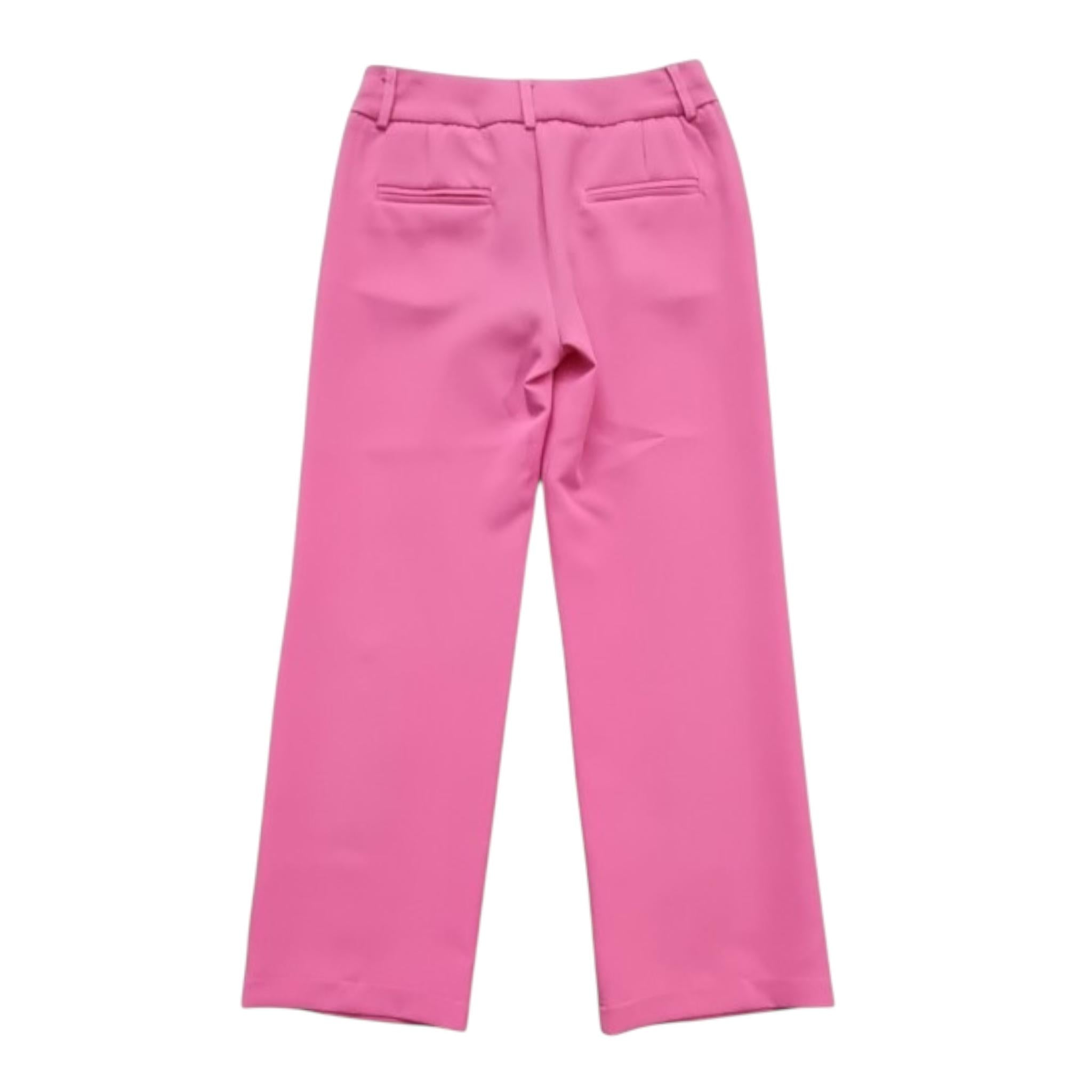 Fun & Fun Pantalone Tinta Unita con Girovita Regolabile per Bambina FNCJPT16429 FUXIA FUN & FUN 