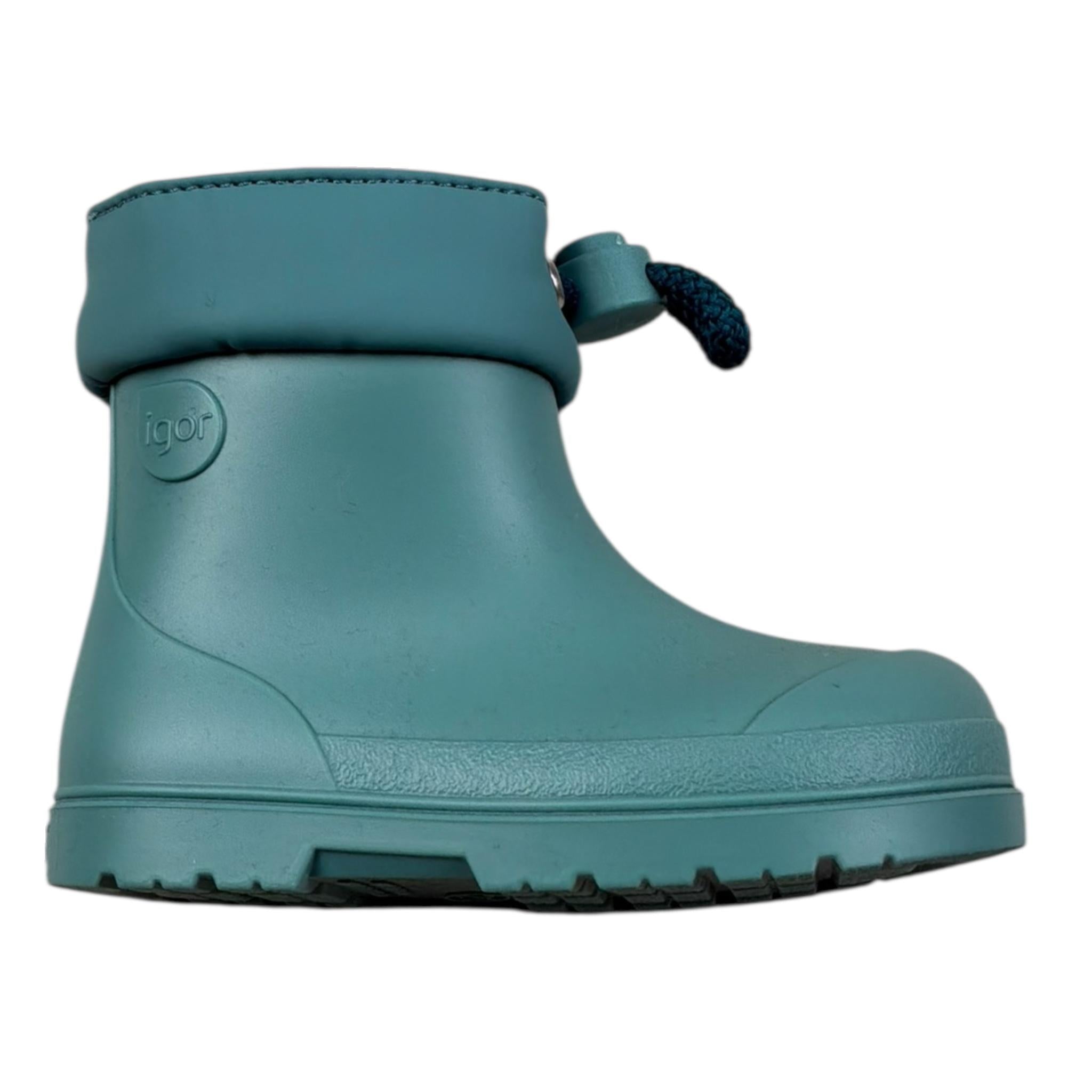 Igor Stivali Tinta Unita con Pelliccia Interna per Neonata W10305 TURCHESE IGOR 