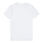 Diesel T-Shirt Girocollo Tinta Unita con Stampa per Bambino J02237XX BIANCO DIESEL 