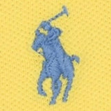 Ralph Lauren Polo Mezza Manica Tinta Unita con Logo per Neonata 312698589132N GIALLO RALPH LAUREN 