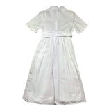 Aspesi Abito Mezza Manica Tinta Unita per Bambina S25012VMC0068 BIANCO ASPESI 