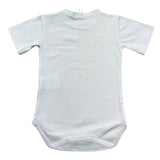 Manuel & Frank Body Mezza Manica Tinta Unita per Neonato MF7140I BIANCO MANUEL & FRANK 