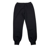 MOSCHINO pantalone tuta tinta unita con logo Nero per Bambino HUP085L NERO MOSCHINO 