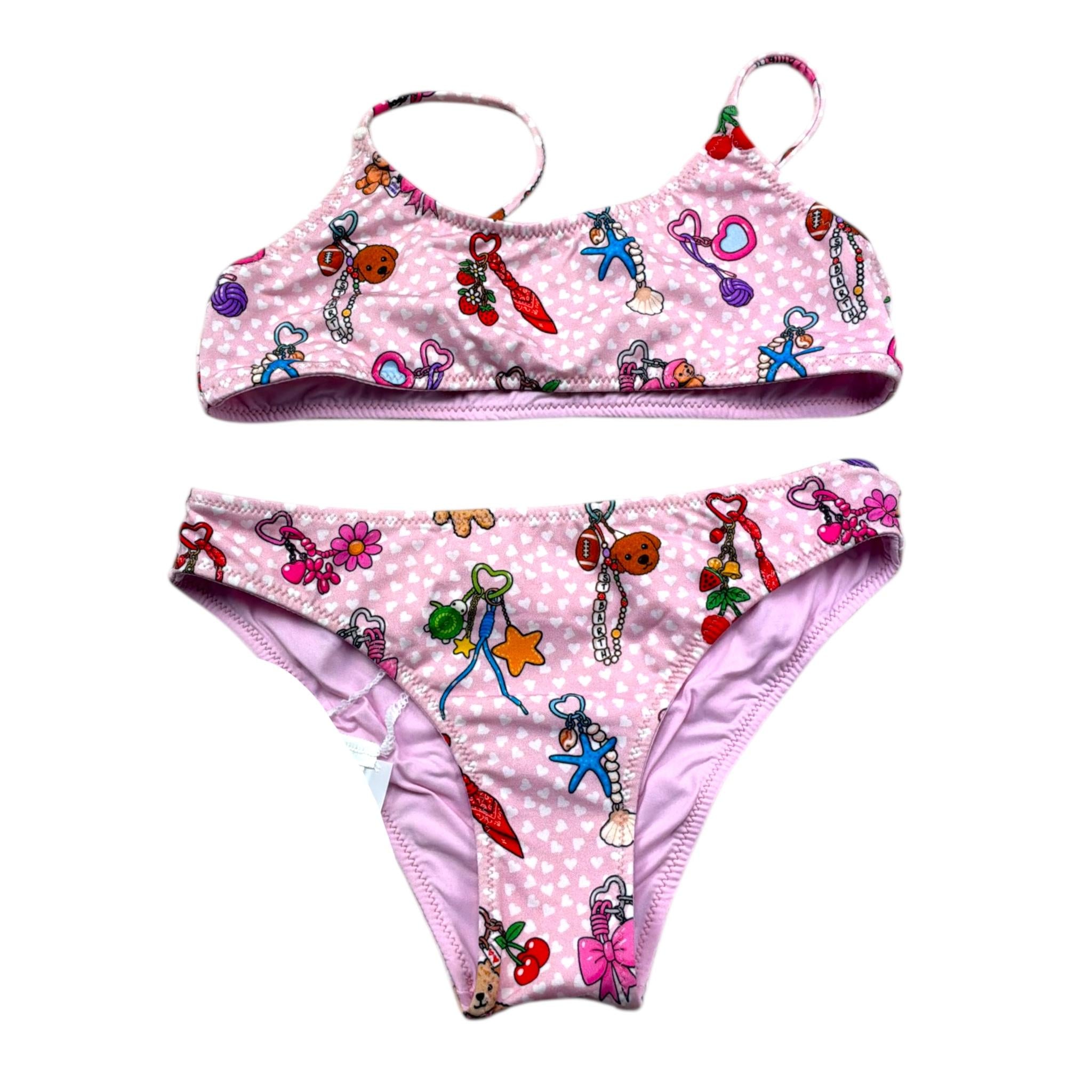 Saint Barth Costume 2 Pezzi Fascia-Slip per Bambina PARTY21 ROSA SAINT BARTH 