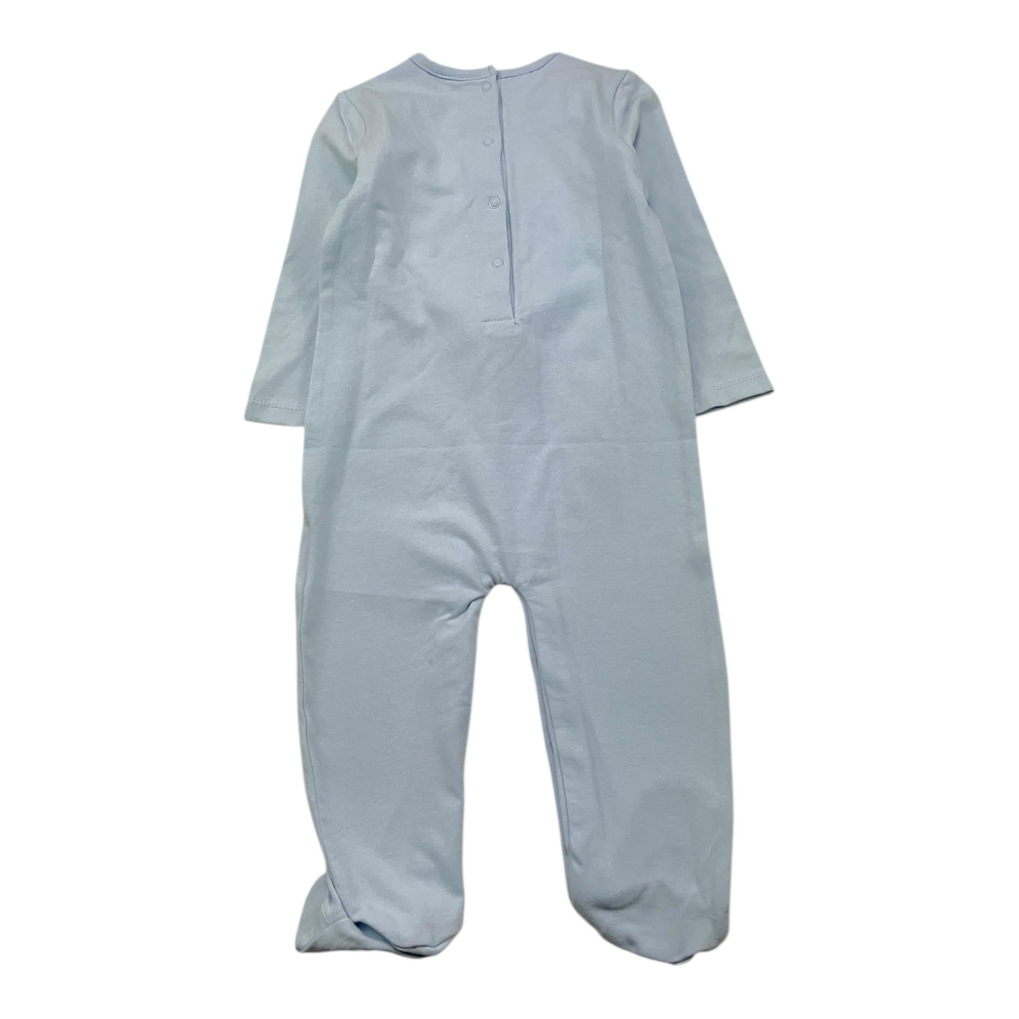 GUESS tutina tinta unita gircollo Azzurro per Neonata H3YW02J1314 AZZURRO GUESS 