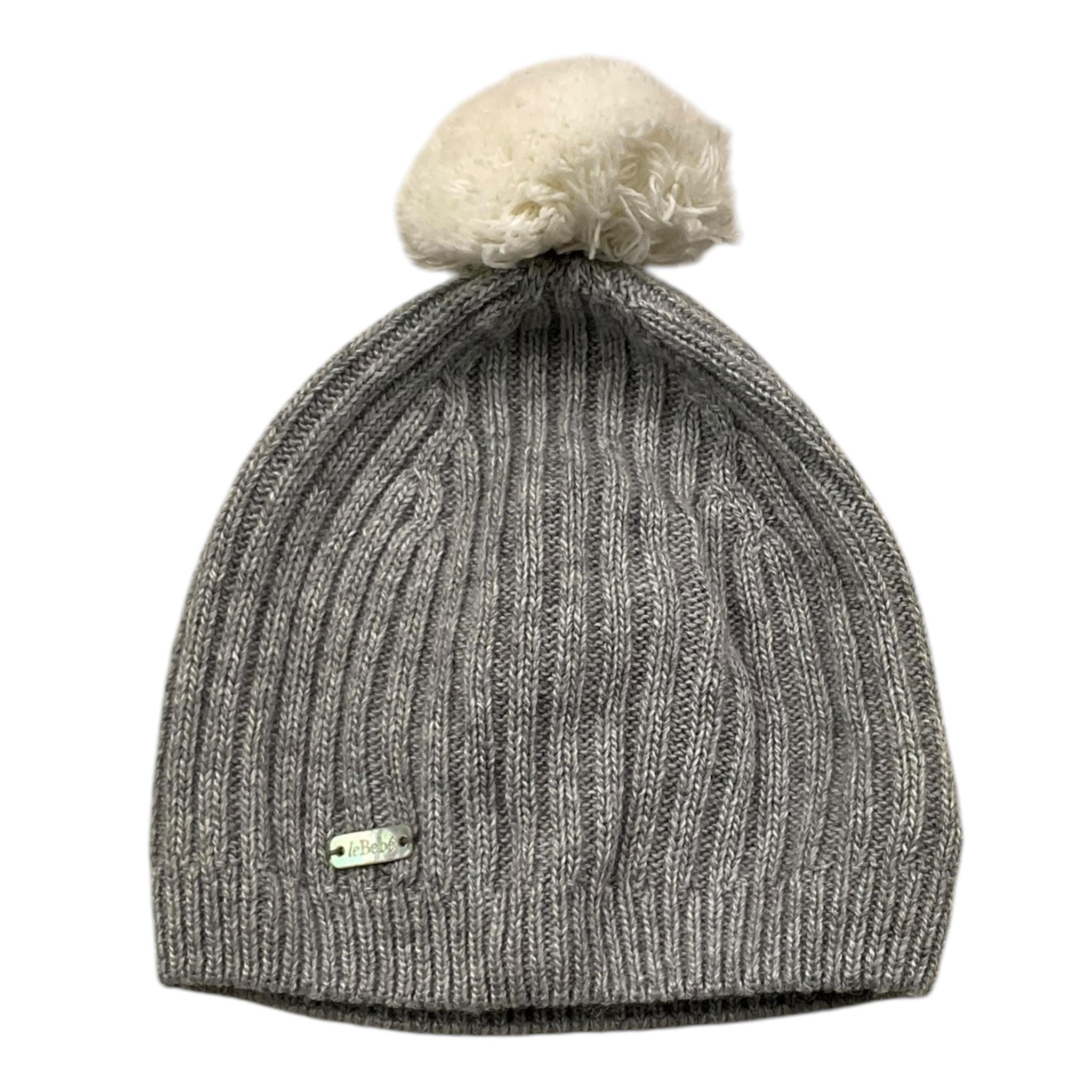 LE BEBE' cappello tinta unita con pon pon Grigio per Neonato LBB4701 GRIGIO LE BEBE' 