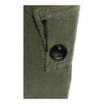 C.P. COMPANY pantalone tinta unita cn camoscio con elastico in vita Verde per Bambino CUP00I VERDE C.P. COMPANY 