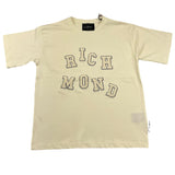 JOHN RICHMOND t-shirt girocollo tinta unita con stampa Panna per Bambino RBA25128TS PANNA JOHN RICHMOND 