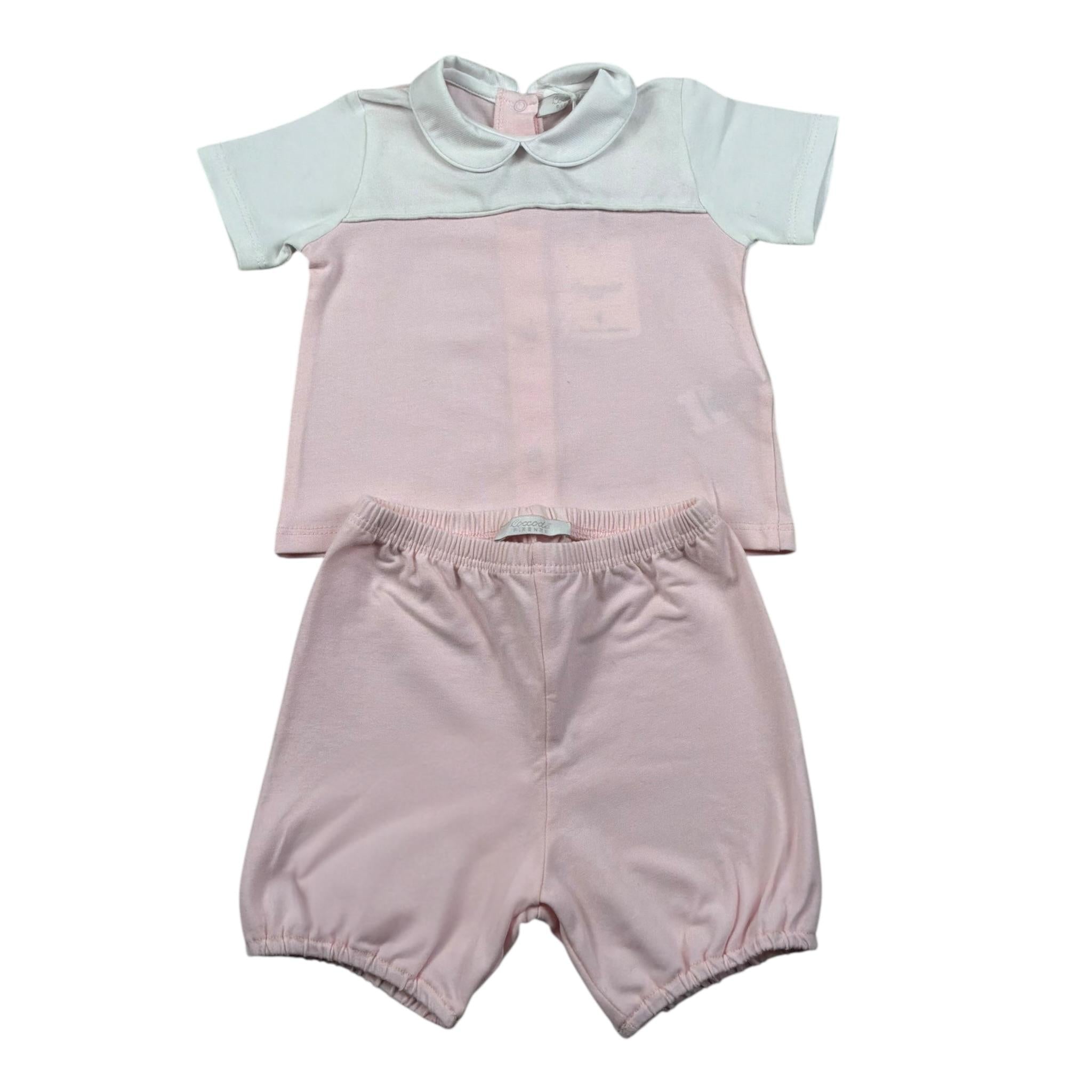 Coccode Completo 2 Pezzi T-Shirt-Culotte per Neonata C5516722 ROSA COCCODE 