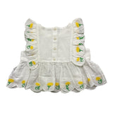 Stella Mccartney Camicia Giromanica Tinta Unita con Stampa per Neonata TU5A31N BIANCO STELLA McCARTNEY 