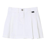 Aspesi Gonna Tinta Unita Modello Tennis per Bambina S25014GNC6058 BIANCO ASPESI 