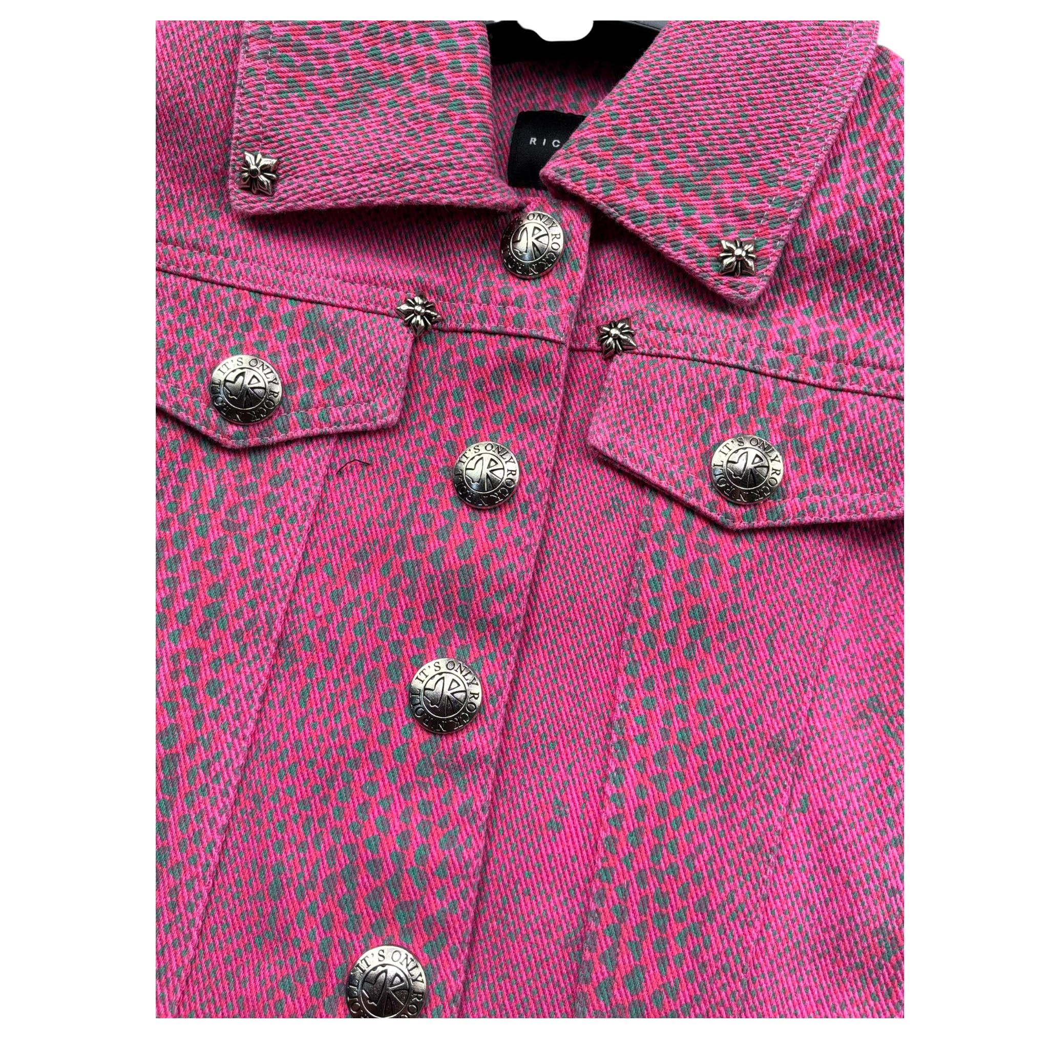 John Richmond Giubbino In Denim Tinta Unita per Neonata RIP26046GB FUXIA JOHN RICHMOND 