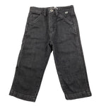 IL GUFO jeans tinta unita con girovita regolabile Nero per Bambino A24PL431J0048 NERO IL GUFO 