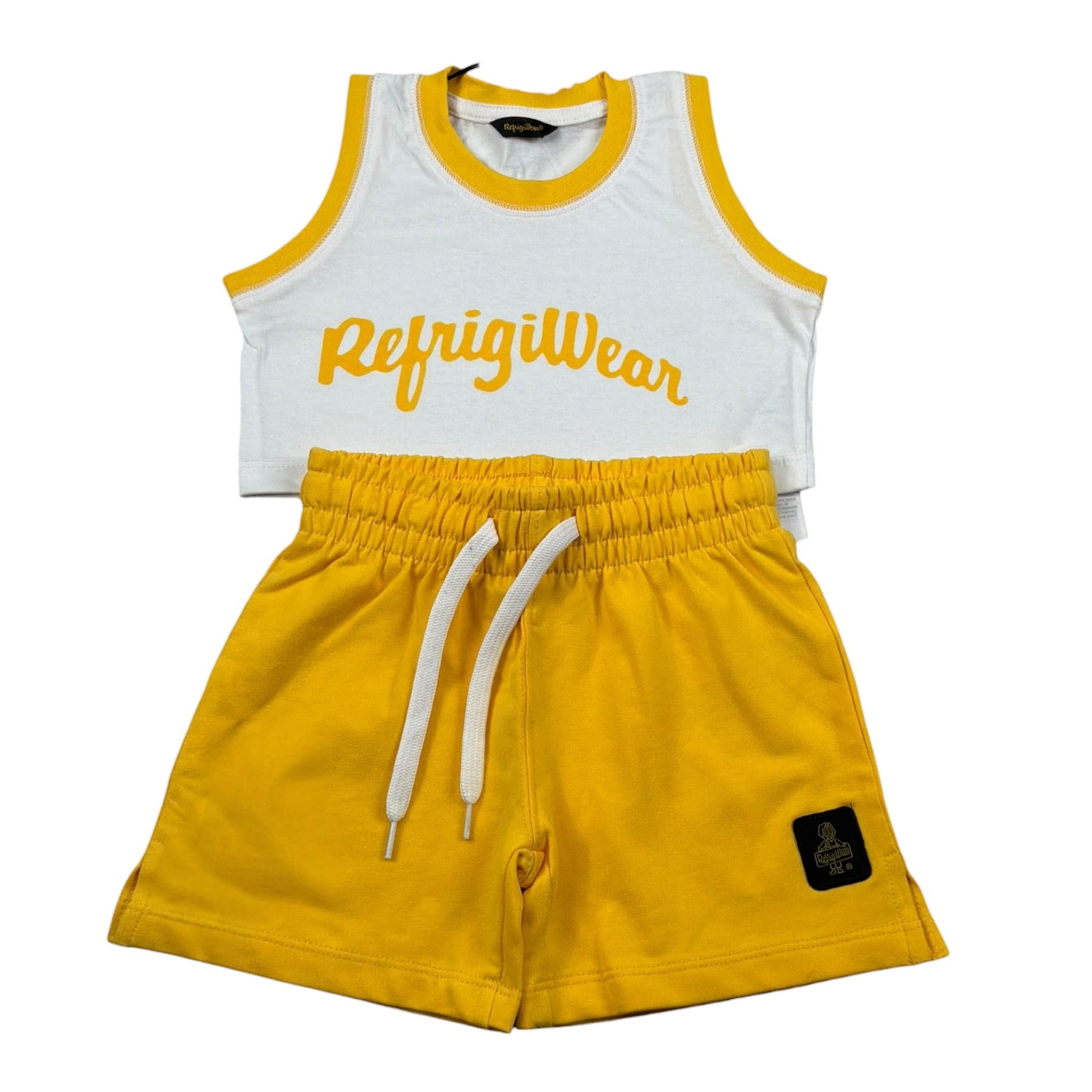 Refrigiwear Completo 2 Pezzi Top-Short per Neonata RG1471W25XXX GIALLO REFRIGIWEAR 