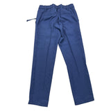 Emanuel Pris Einfarbige Hose mit elastischer Taille Blau für Jungen