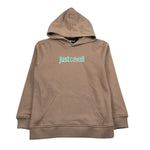 Just Cavalli Felpa Chiusa con Cappuccio Tinta Unita con Stampa per Bambino JBP26011FE MARRONE JUST CAVALLI 
