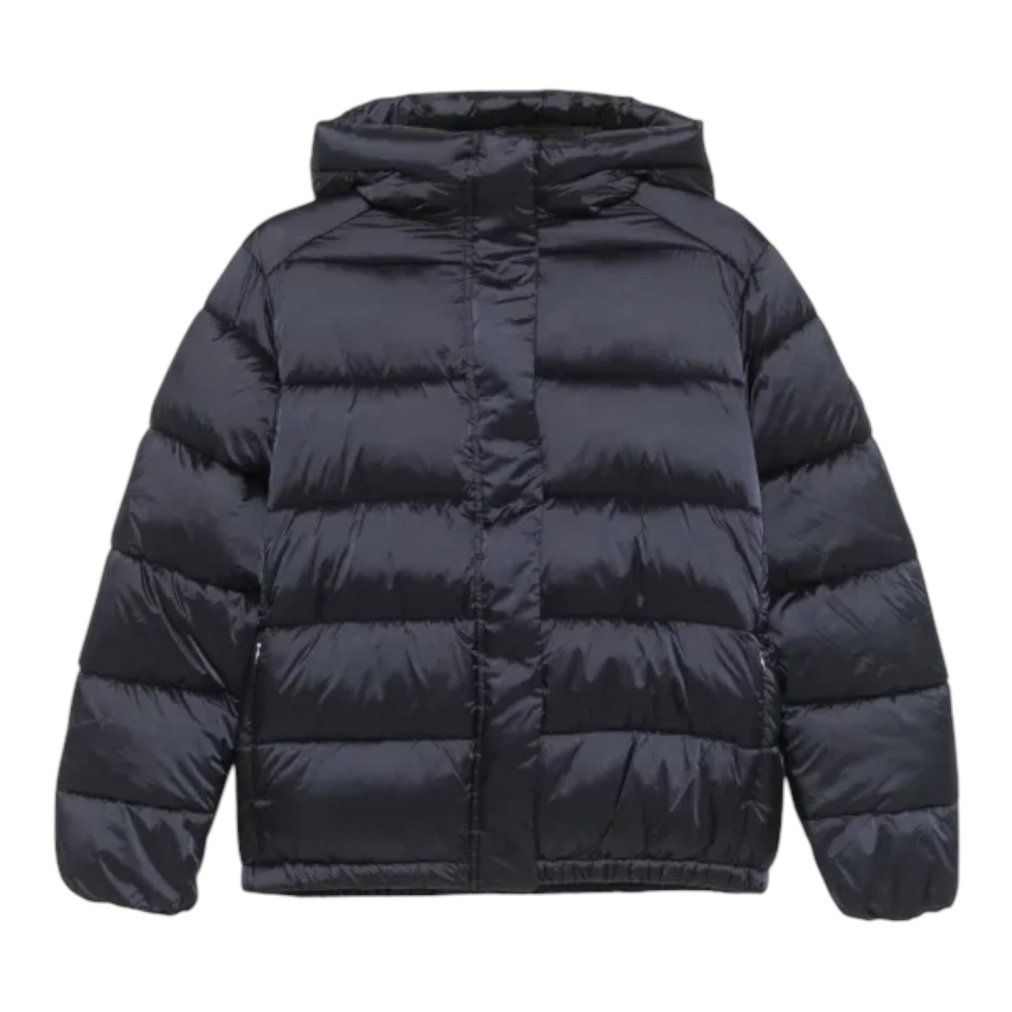 SAVE THE DUCK giubbino tinta unita cn cappuccio Nero per Bambina J31453G NERO SAVE THE DUCK 