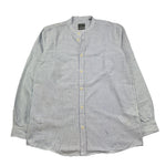 Dan John Camicia Manica Lunga Fantasia A Righe per Bambino CMD5106J BIANCO/AZZURRO DAN JOHN 