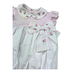 Le Bebe Completo 2 Pezzi T-Shirt-Culotte per Neonata LBG6218 BIANCO/ROSA LE BEBE 