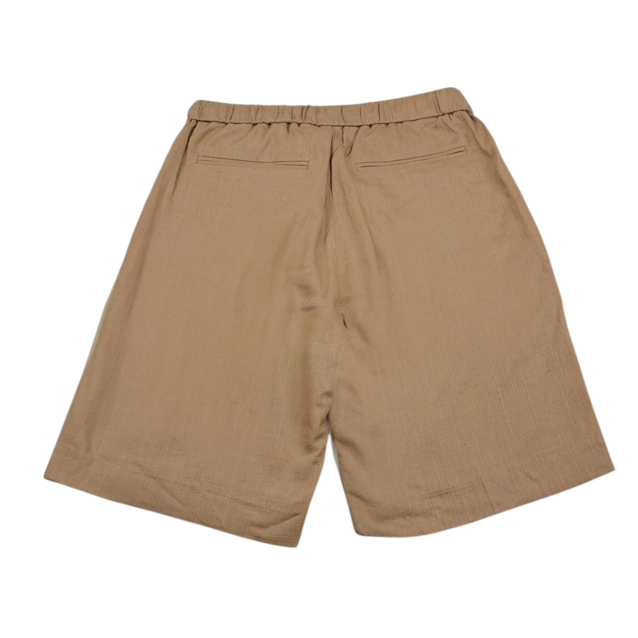 I'M Brian Bermuda Tinta Unita con Elastico In Vita per Bambino BE3247J BEIGE I'M BRIAN 
