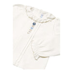 MAYORAL shirt tinta unita con colletto e ricami Bianco per Neonata 2194X BIANCO MAYORAL 