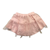 Miss Blumarine Einfarbiger Rock mit rosa Tüll für Mädchen