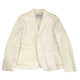 Dondup Einreihige, cremefarbene, einfarbige Jacke für Jungen