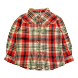 MELBY camicia tinta unita con fantasia a quadri Rosso per Neonato CAM0195 ROSSO MELBY 