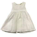 Emc Baby Mädchen Einfarbig Ärmelloses Kleid Weiß