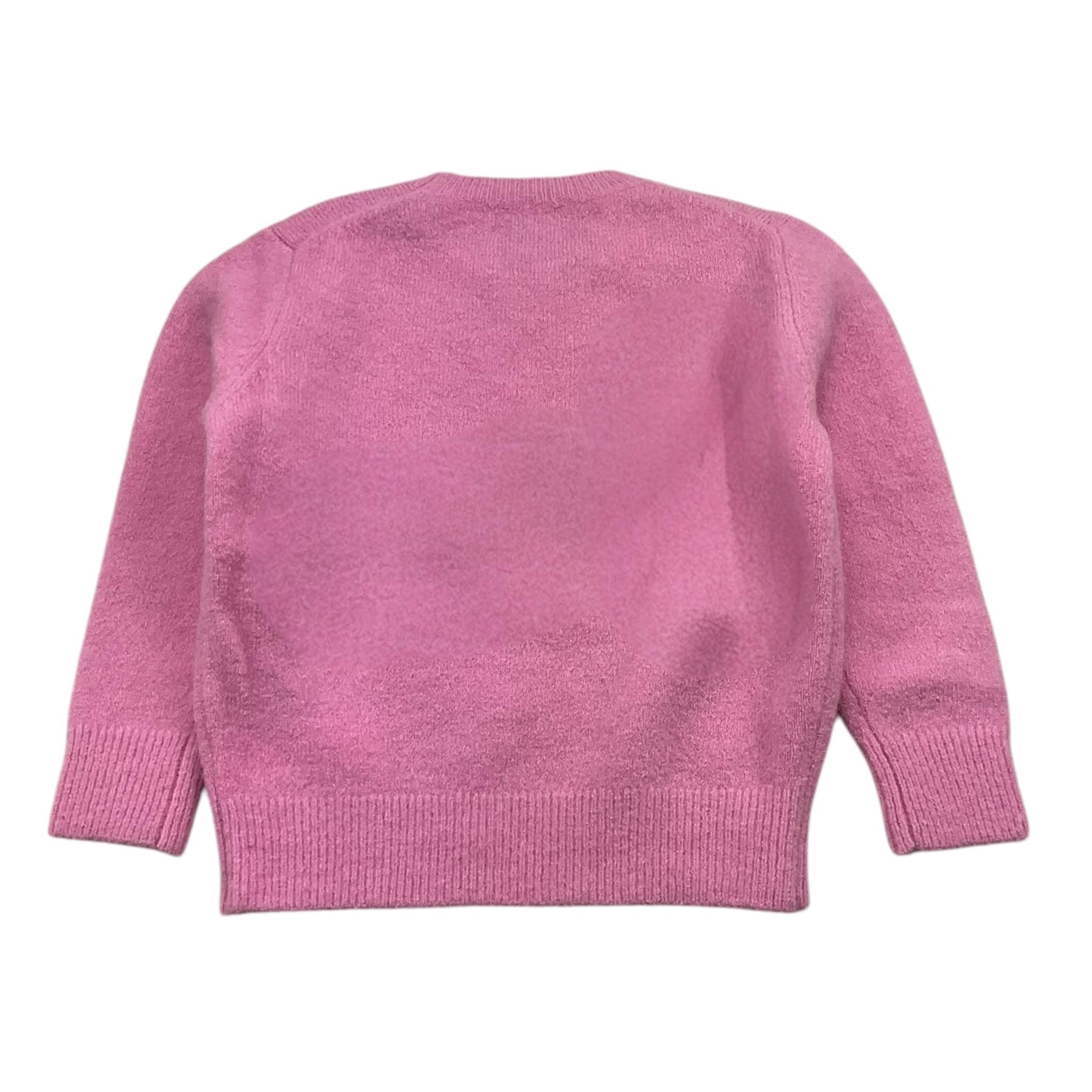 SAINT BARTH maglia girocollo tinta unita  Rosa per Bambina LYL001000 ROSA SAINT BARTH 