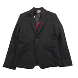 Iceberg – Schwarze, schlichte Jacke mit Logo für Kinder
