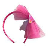 Daga Collection Cerchietto Tinta Unita con Farfalla per Bambina A250055 FUXIA DAGA COLLECTION 