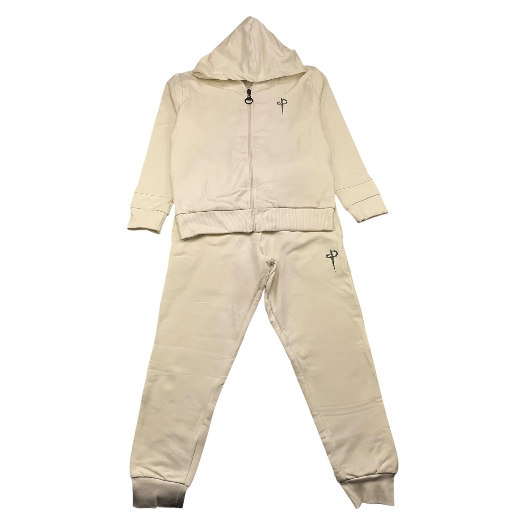CESARE PACIOTTI completo 2 pezzi felpa-pantalone tinta unita Panna per Bambino COMP5314J PANNA CESARE PACIOTTI 