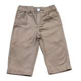 Trussardi Pantalone Tinta Unita con Elastico In Vita per Neonato TIP26114PA BIEGE TRUSSARDI 