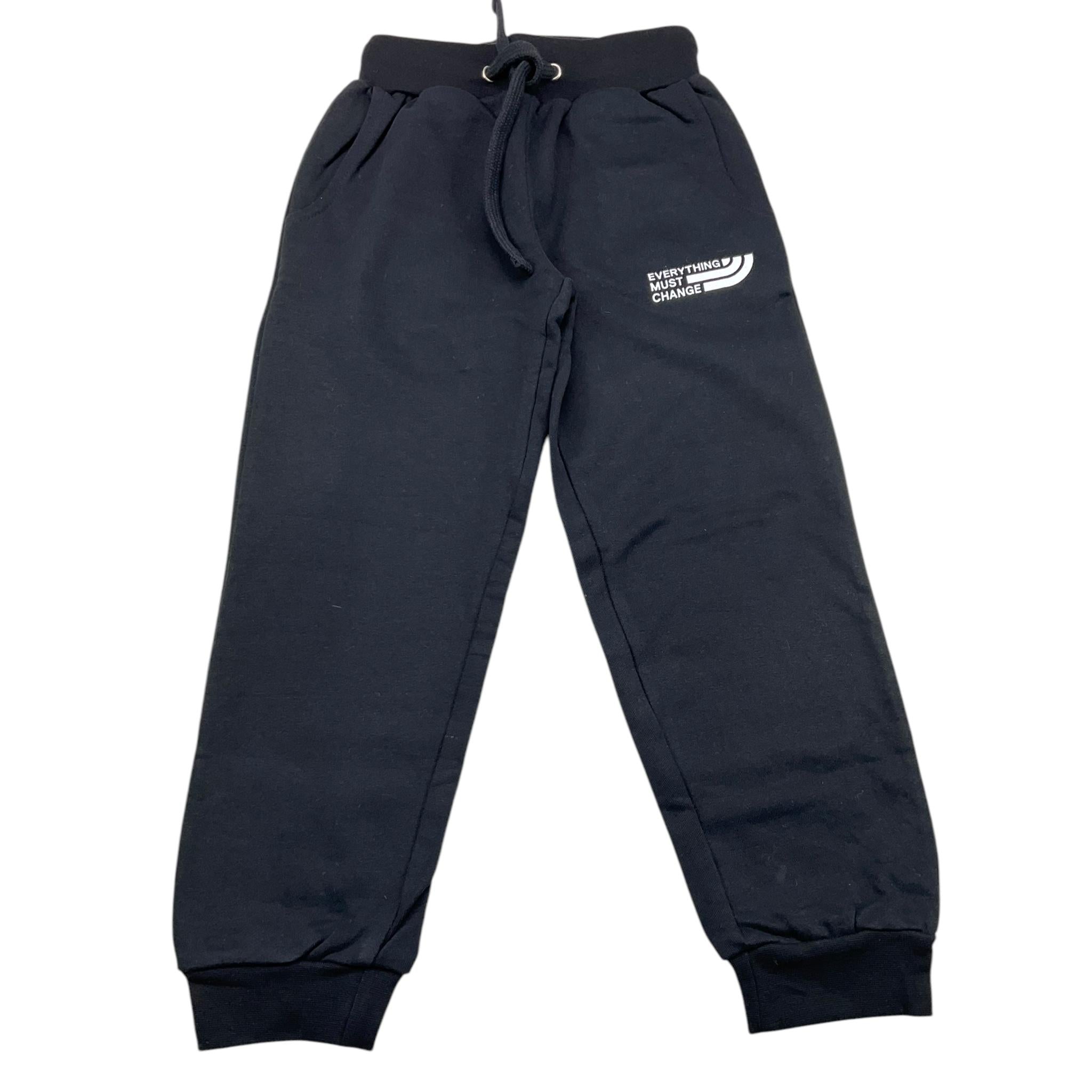 EMC pantalone tuta tinta unita Nero per Bambino BZ6744 NERO EMC 