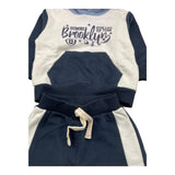PLEASE completo 2 pezzi felpa-pantalone Blu per Neonato KT22040B65 BLU PLEASE 