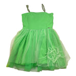 Liu Jo Abito Tinta Unita con Bretelle Catena per Bambina GA5120 VERDE LIU JO 