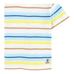Timberland T-Shirt Tinta Unita con Fantasia A Righe per Neonato T60513N BIANCO TIMBERLAND 