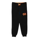 SUN68 pantalone tuta tinta unita con logo Nero per Neonato F44345 NERO SUN68 