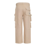 Dou Dou Pantalone Modello Cargo Tinta Unita per Bambina DW6P30 BEIGE DOU DOU 